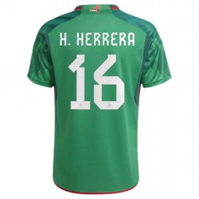 Camiseta de fútbol México H.HERRERA 16 1ª equipación Copa Mundo 2022